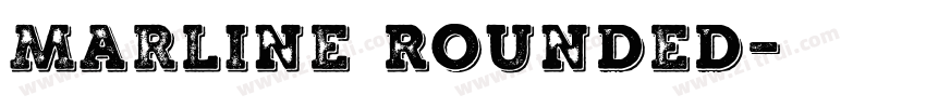 Marline Rounded字体转换